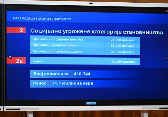 Представљање пакета нових мера за побољшање животног стандарда грађана