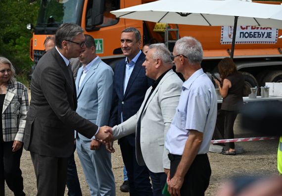 Обилазак радова на мосту преко Велике Мораве и Регионалног тренинг центра у Свилајнцу