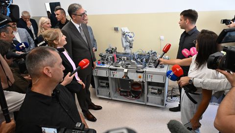 Обилазак радова на мосту преко Велике Мораве и Регионалног тренинг центра у Свилајнцу