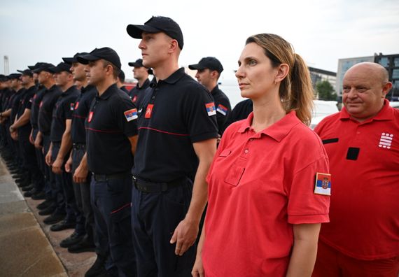 Дочек припадника Сектора за ванредне ситуације