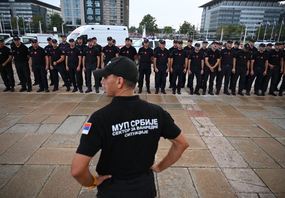 Дочек припадника Сектора за ванредне ситуације
