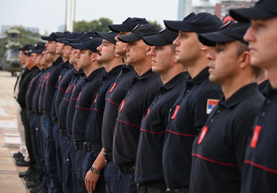 Дочек припадника Сектора за ванредне ситуације