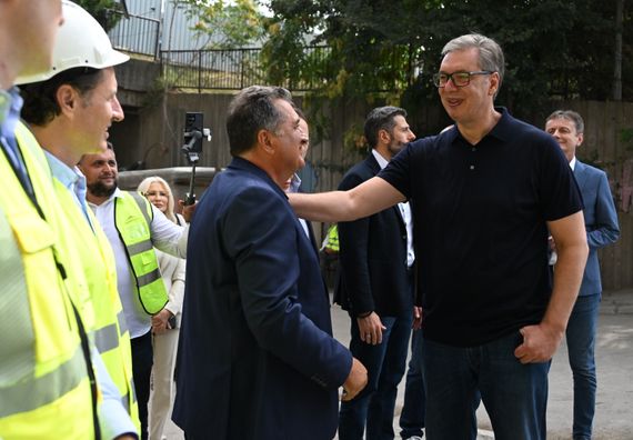 Обилазак радова на санацији ГАК и изградњи дечје клинике „Тиршова 2“