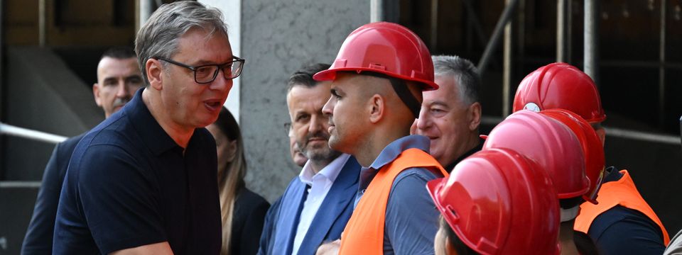 Obilazak radova na sanaciji GAK i izgradnji dečje klinike „Tiršova 2“