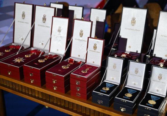 Додела одликовања поводом Дана српског јединства, слободе и националне заставе