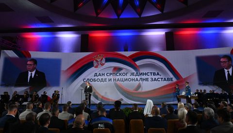 Додела одликовања поводом Дана српског јединства, слободе и националне заставе